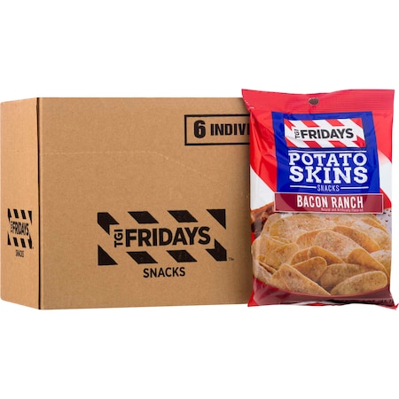 TGI FRIDAYS TGI Friday's Bacon Ranch Potato Skins 3 oz. Bag, PK6 30907